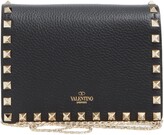 Thumbnail for your product : Valentino Garavani Rockstud Leather Wallet on a Chain