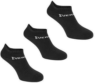 Everlast Kids Children Junior 3 Pack Trainer Sports Socks Ever Cool Fabric Low