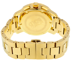 Movado Bold Chronograph Gold Metallic Dial Unisex Watch, 38mm