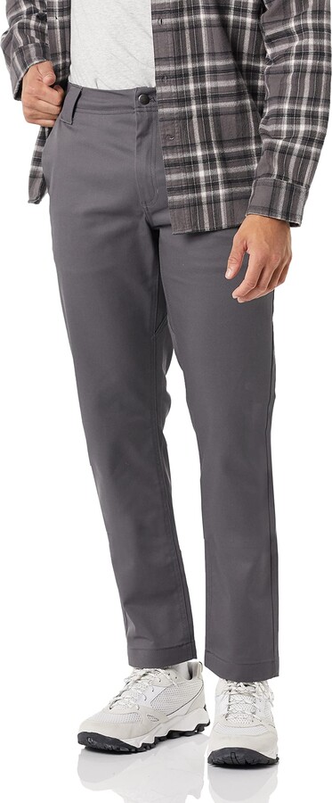 Essentials Men's Stain & Wrinkle Resistant Straight-fit Stretch Work Pant