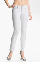 Thumbnail for your product : AG Jeans 'Stilt' Cigarette Leg Stretch Jeans (White)
