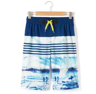 La Redoute Collections Printed Board Shorts, 10-16 Years