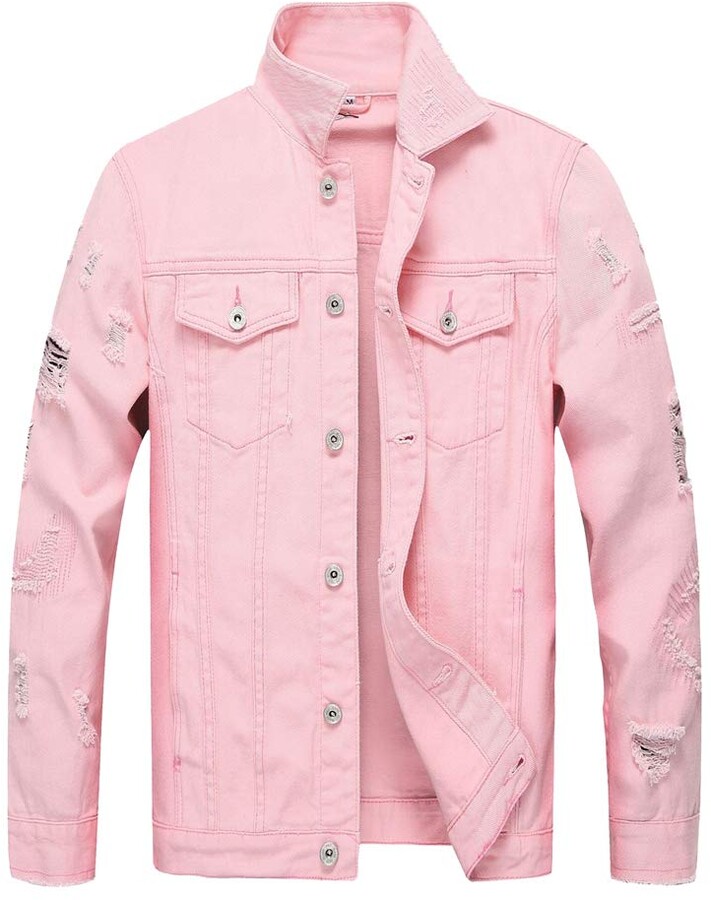Pink Jean Jackets | Shop the world's largest collection of fashion |  ShopStyle UK