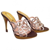 Thumbnail for your product : Celine Silver Leather Sandals