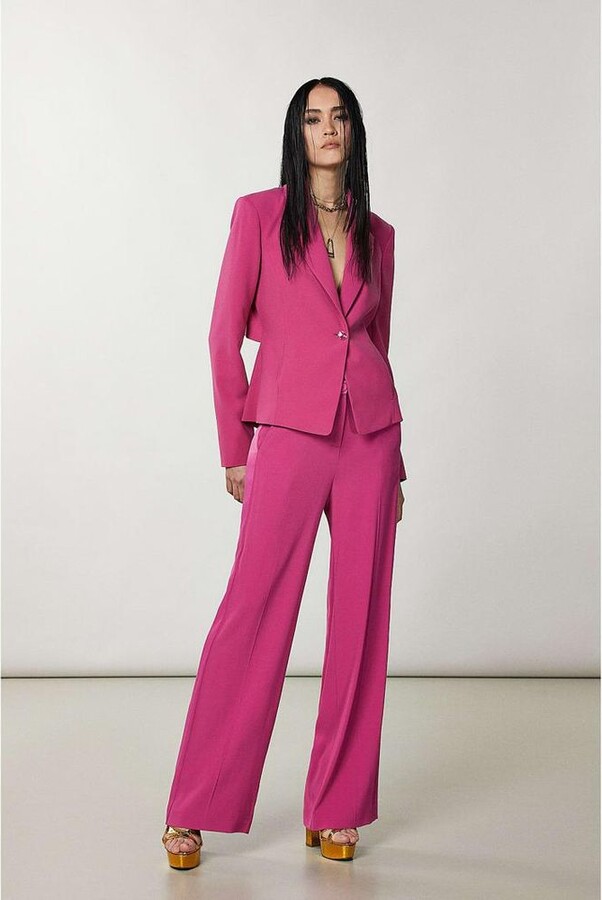 Patrizia Pepe Fuchsia Polyester Women's Blazer