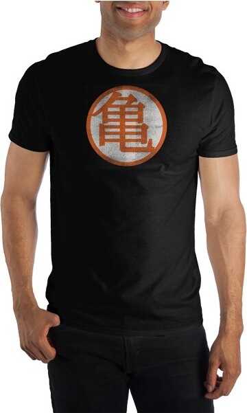 Dragon Ball Z DragonBallZKameHouseAnimeCartoonSymbolMensBlackShirt-XS