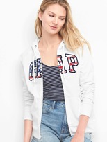 Thumbnail for your product : Gap Americana logo zip hoodie