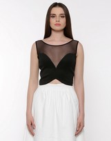Thumbnail for your product : Lipsy Melika M Sweetheart Crop Top