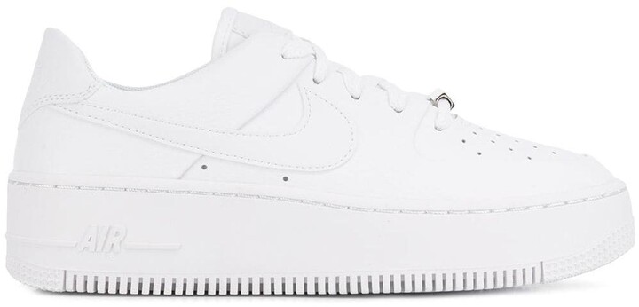Nike Air Force 1 Sage Low "Triple White" sneakers - ShopStyle