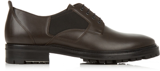 Lanvin Elasticated-side leather derby shoes