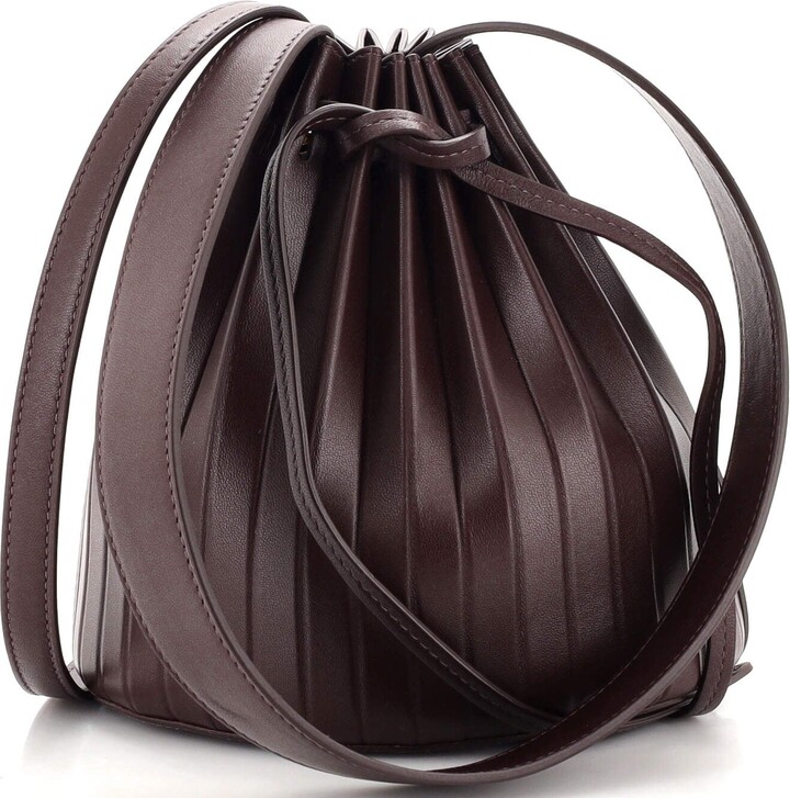 Mansur Gavriel Pleated Bucket Bag Leather Medium - ShopStyle