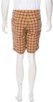 Thumbnail for your product : Jack Spade Check Flat Front Shorts