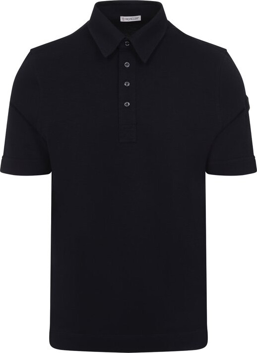 Moncler Logo Patch Short-Sleeved Polo Shirt