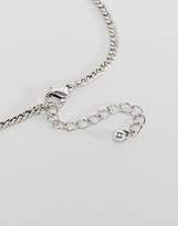 Thumbnail for your product : ASOS Necklace With Ring Pendant In Burnished Silver
