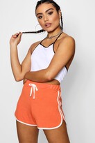 Thumbnail for your product : boohoo Basic Contrast Trim Running Shorts