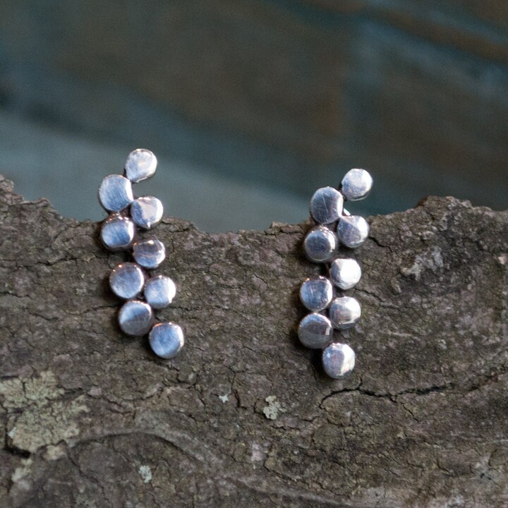 Etsy Modern Earrings Stud Dot Boho Bohemian Minimalist Bar Earrings - Yet To Discover E8023