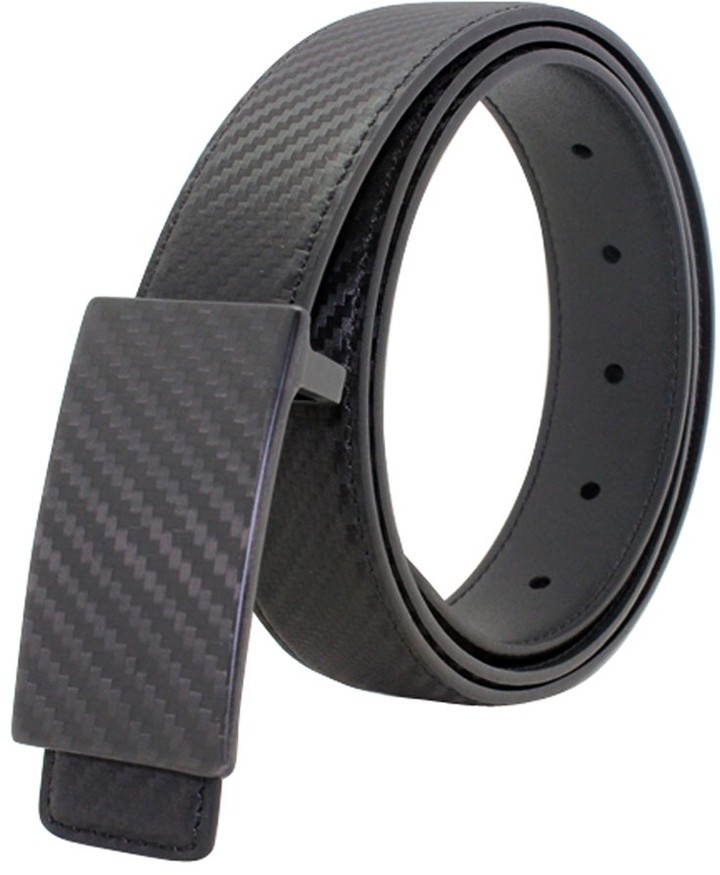 Mens Belt Boshiho Genuine Leather Belt with Carbon Fiber Buckle ShopStyle