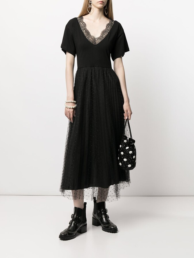 Red Valentino Black Lace Dresses | Shop the world's largest collection of  fashion | ShopStyle
