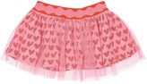 Thumbnail for your product : Stella McCartney Kids Heart Print Tulle Skirt