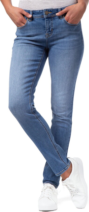 Jordache Women's and Women's Plus Mid-Rise Skinny Jeans, Sizes 2-22