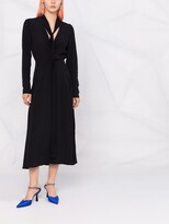 Thumbnail for your product : No.21 Tied-Neck Midi Dress
