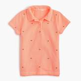 Thumbnail for your product : J.Crew Girls' critter polo shirt