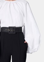 Thumbnail for your product : Carolina Herrera Oversized Raglan Long-Sleeve Blouse