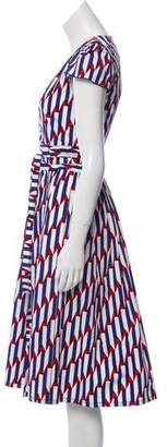Marc Jacobs Printed Midi Dress w/ Tags
