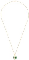 Thumbnail for your product : O Thongthai 14kt yellow gold Virgo diamond necklace