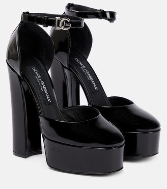 Dolce & Gabbana Patent leather platform pumps