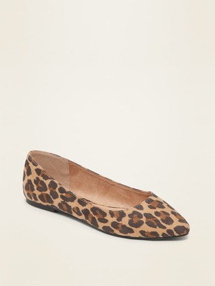 leopard flats size 10