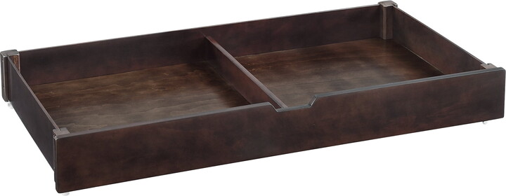 Delta Children Under Crib Roll-Out Storage Trundle, Walnut Espresso