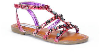 Steve Madden Girls' J-Bejeweled Sandals