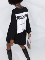 Thumbnail for your product : Moschino Logo Sweatshirt Dress