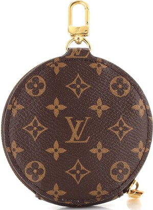 Authentic Louis Vuitton Limited Edition Totem Round Coin Purse Monogram  Canvas