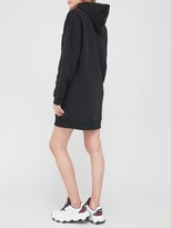 Thumbnail for your product : Calvin Klein Jeans Logo Trim Hoodie Dress Black