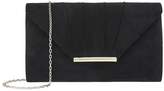 Thumbnail for your product : Accessorize Suki Suedette Envelope Clutch Bag - Black