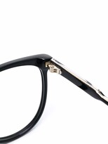 Thumbnail for your product : Victoria Beckham Logo Cat-Eye Glasses