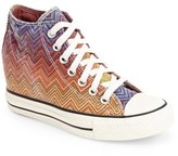 Thumbnail for your product : Converse Chuck Taylor® All Star® Lux x Missoni Collection Wedge Sneaker (Women)