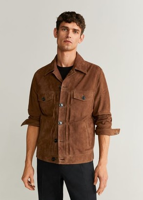 mango suede jacket mens