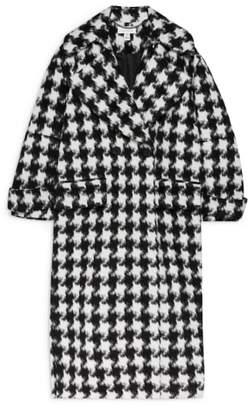 topshop houndstooth coat