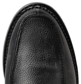 Yuketen Heschung Pebble-Grain Leather Derby Shoes