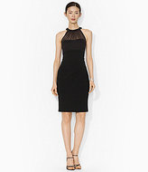 Thumbnail for your product : Lauren Ralph Lauren Illusion Beaded Neckline Dress