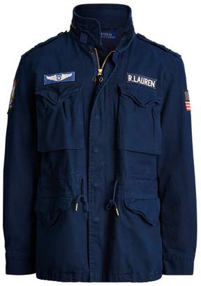 cotton twill field jacket ralph lauren