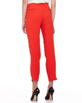 Thumbnail for your product : Etro Cady Straight-Leg Capri Pants, Bright Coral