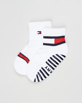 Tommy Hilfiger White Crew Socks - Flag Baby Socks 2-Pack - Babies - Size  23-26 at The Iconic - ShopStyle