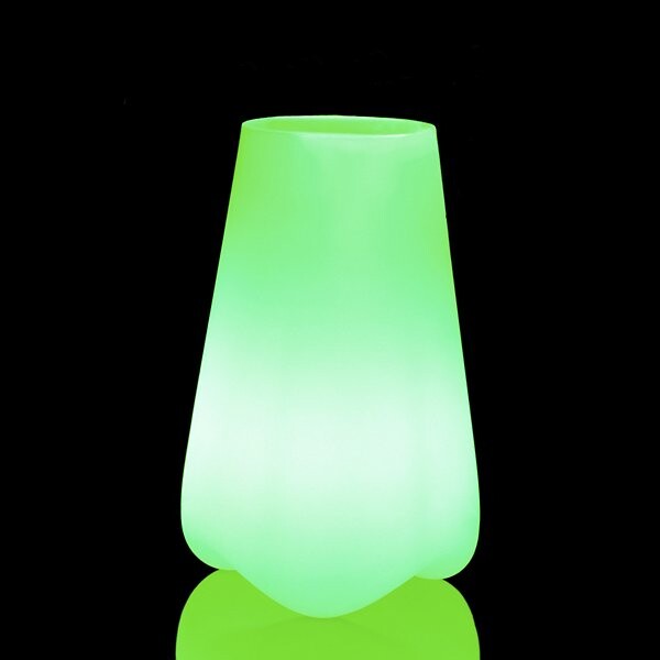 Vondom Vlek Planter-17In., Illuminated in White