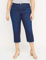 Thumbnail for your product : Lane Bryant Eco-Chic Girlfriend Crop Jean - Dark Wash
