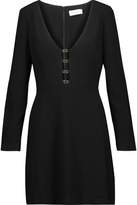 Thumbnail for your product : Zimmermann Cutout Embellished Crepe Mini Dress