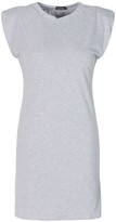 Thumbnail for your product : boohoo Plus Jersey Shoulder Pad T-Shirt Dress